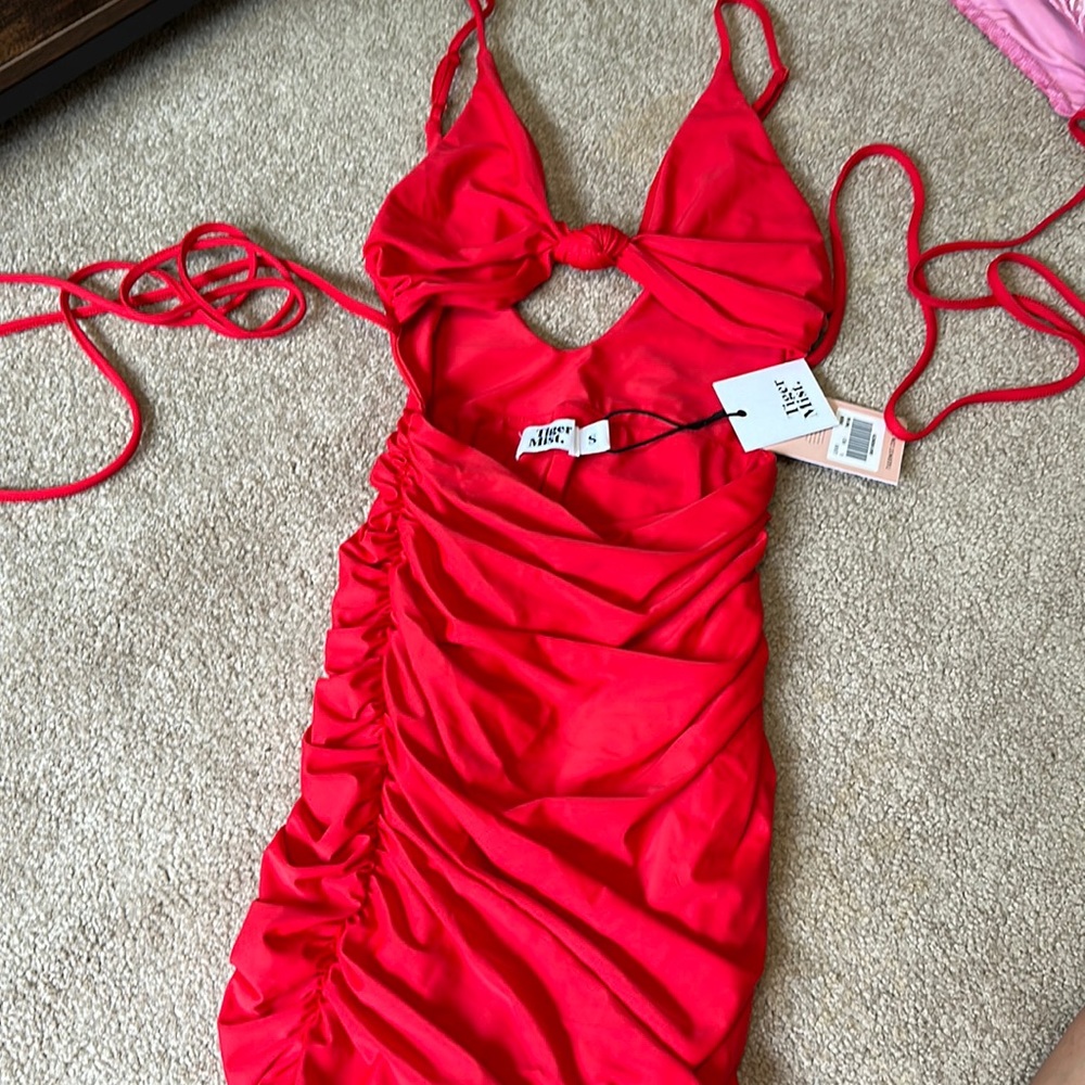 Brand New Tiger Mist Red Dress